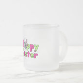 Tasse Givré Lapin de Pâques Joyeux Oeufs de Pâques (Devant droit)