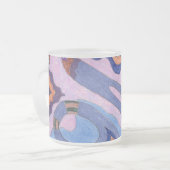 Tasse Givré "Lavande" Art Abstrait (Devant gauche)