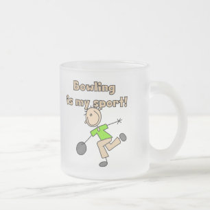 Tasse Givré Le bowling est mon T-shirt de sport et cadeaux
