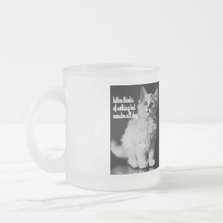 Tasse Givré Le chaton pense au meurtre toute la journée