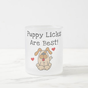 Tasse Givré Le chiot Licks sont les meilleurs T-shirts et