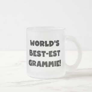 Tasse Givré Le Meilleur-est cadeaux noirs ou blancs de Grammie