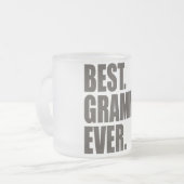 Tasse Givré Le meilleur. Gramma. Jamais (Devant gauche)