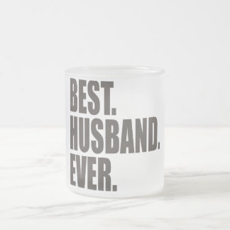 Tasse Givré Le meilleur. Mari. Jamais