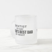 Tasse Givré Le meilleur papa du monde - dentiste (Devant gauche)