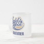 Tasse Givré Le meilleur programmeur des mondes (Devant gauche)