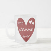 Tasse Givré Le meilleurs T-shirts et cadeaux de Nonnie de (Gauche)