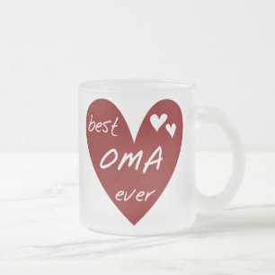 Tasse Givré Le meilleurs T-shirts et cadeaux d'Oma de coeur