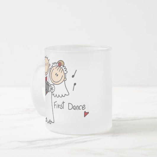 Tasse Givré Le nouveaux mari et épouse dansent d'abord la (Devant gauche)