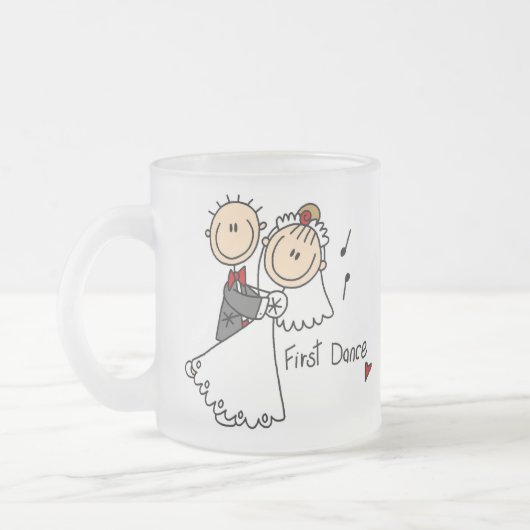 Tasse Givré Le nouveaux mari et épouse dansent d'abord la (Gauche)