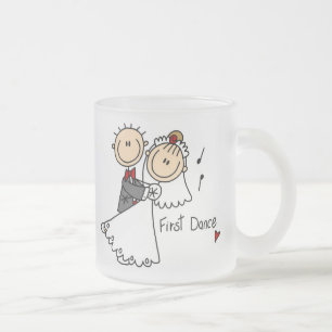 Tasse Givré Le nouveaux mari et épouse dansent d'abord la