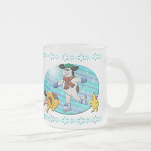 Tasse Givré Le pays des merveilles de l'hiver de la vache à