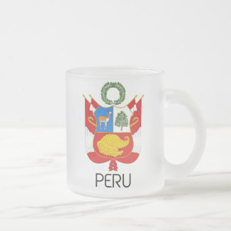 Tasse Givré Le PÉROU - emblème/drapeau/manteau des