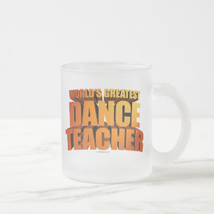 Tasse Givré Le plus grand professeur de danse du monde café en
