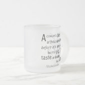 Tasse Givré Le Valiant meurt mais une fois Shakespeare (Devant droit)