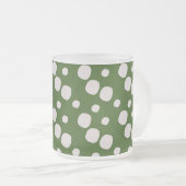Tasse Givré Leafy Green Pink (Devant droit)