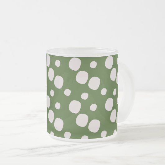 Tasse Givré Leafy Green Pink (Devant droit)