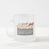 Tasse Givré L'école est Cool (Gauche)