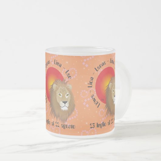 Tasse Givré Leone 23 luglio al 22 agosto tazze