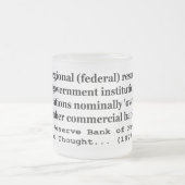 Tasse Givré Les banques fédérales de réserve ne sont pas (Centre)