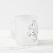 Tasse Givré Les Dragons Asiatiques Tatsu Sont Des Créatures My (Devant gauche)