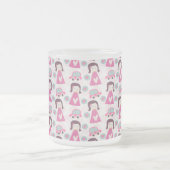 Tasse Givré Les Filles Se Rendre À Des Endroits (Centre)