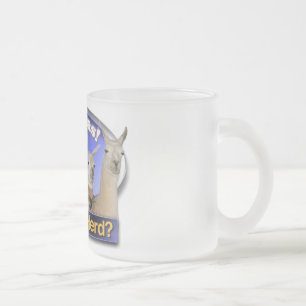 Tasse Givré Les lamas VOUS FONT VIVRE EN TROUPE ? CALEMBOUR