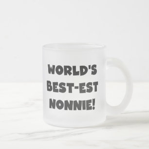 Tasse Givré Les meilleurs cadeaux Nonnie du monde de Black Tex