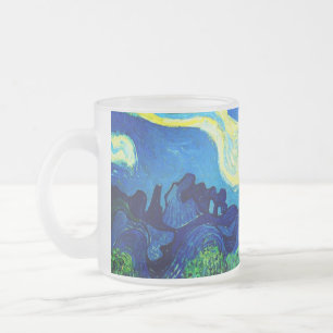 Tasse Givré Les oliviers de Van Gogh dans un paysage montagneu