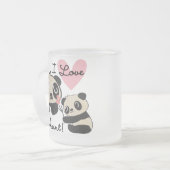 Tasse Givré Les pandas I aiment ma tante (Devant gauche)
