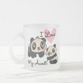 Tasse Givré Les pandas I aiment ma tante (Gauche)
