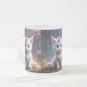 Tasse Givré "Les pattes étincelantes : Le chaton Unicorn Encha (Devant gauche)
