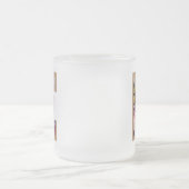 Tasse Givré LETTRE INITIALE Florale Rustique E MONogramme (Centre)