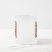 Tasse Givré LETTRE INITIALE Florale Rustique M Monogramme (Centre)