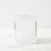 Tasse Givré LETTRE INITIALE Florale Rustique P MONogramme (Centre)