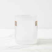 Tasse Givré LETTRE INITIALE Florale Rustique T MONogramme (Centre)