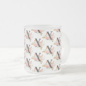 Tasse Givré Lettre X (Devant droit)