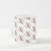 Tasse Givré Lettre X (Devant gauche)