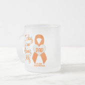 Tasse Givré Leucémie manquant mon papa 1 (Devant gauche)