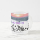 Tasse Givré "Lever de soleil sur la glace" (Devant droit)