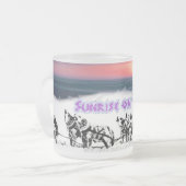Tasse Givré "Lever de soleil sur la glace" (Devant gauche)