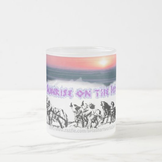 Tasse Givré "Lever de soleil sur la glace" (Centre)