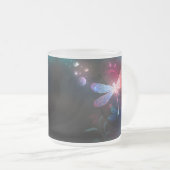 Tasse Givré libellule rouge brillante (Devant droit)