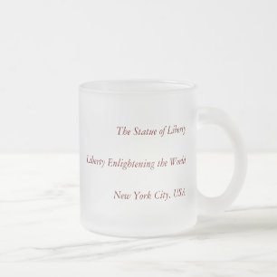 Tasse Givré Liberty Enlightening the World - Statue de la Libe