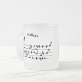 Tasse Givré Libre en tant qu'oiseau, oiseaux chanteurs faisant (Devant gauche)