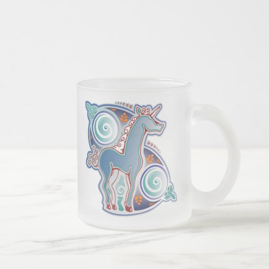 Tasse Givré Licorne celtique (Droit)