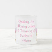 Tasse Givré Licorne magique potable d'arc-en-ciel de matin (Centre)