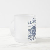 Tasse Givré Life is carousel you gonna to do is stay on (Devant gauche)