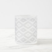 Tasse Givré Light grey and white diamond pattern (Centre)