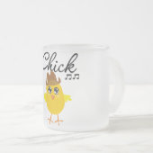 Tasse Givré Ligne poussin de danse (Devant droit)